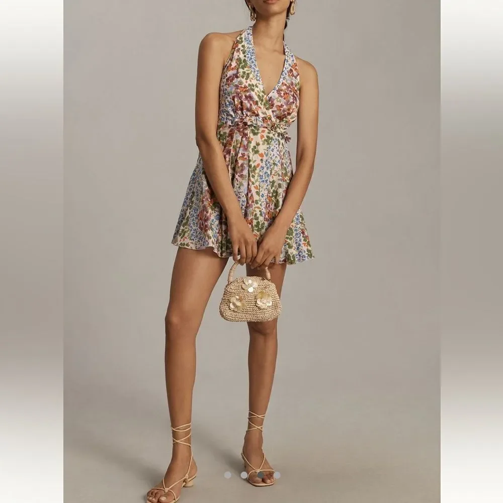 Anthropologie Floral Mini Dress - Multicolor - Picture 2 of 3